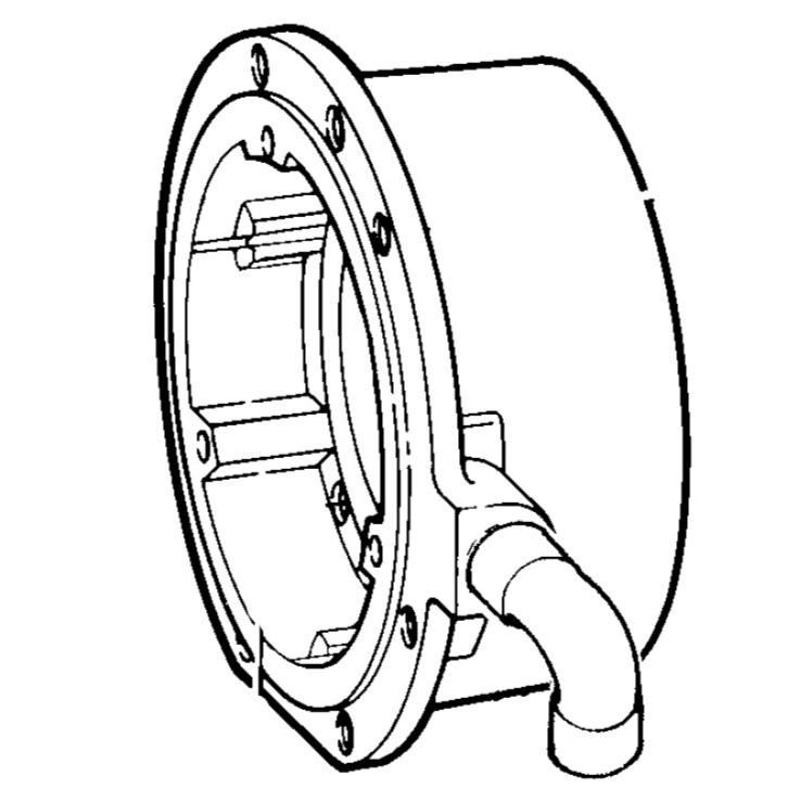 Image for 10-35FT-LB STEARNS 87300 Series Vertical Above Cast Iron Endplate 55070340030C